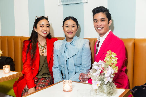 Noz Nozawa, Alicia Cheung and Kevin Pong