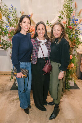 Anelle Gandelman, Alana Moskowitz and Lisa Frantz