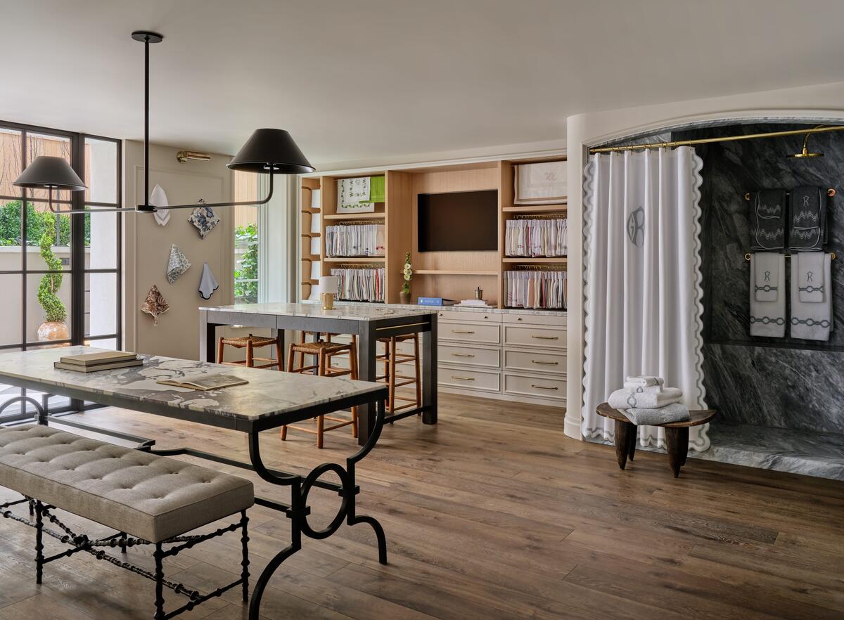 House of Matouk, the brand's first dedicated retail space, recently opened in Manhattan House of Matouk, the brand's first dedicated retail space, recently opened in Manhattan