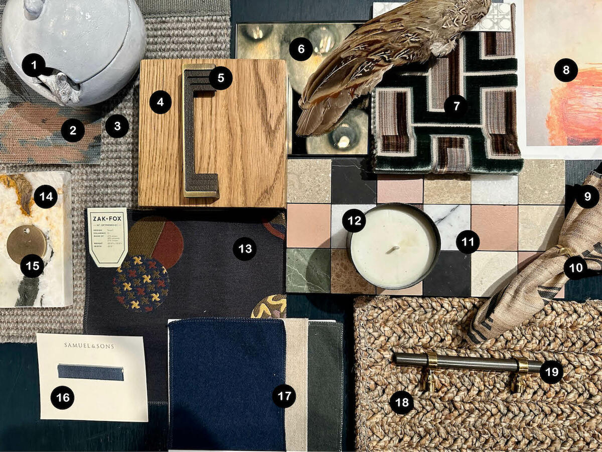 Bradley Odom’s imaginative blend of mixed-metal hardware, veined marble and antique-bronze mirror finishes Bradley Odom’s imaginative blend of mixed-metal hardware, veined marble and antique-bronze mirror finishes