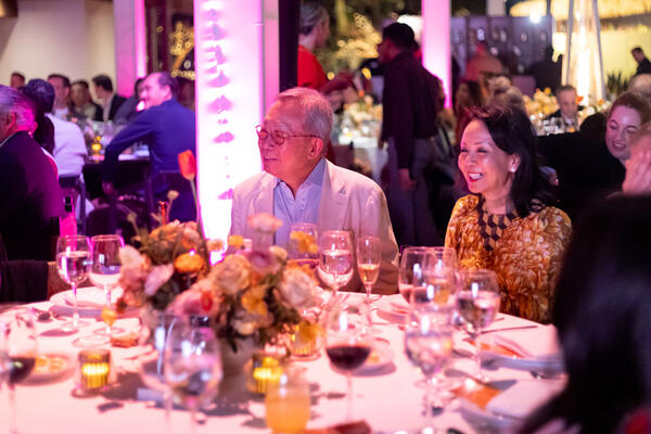 Stanley and Helen Cheng during the C.Next Designers farewell cocktails and dinner with Hestan 