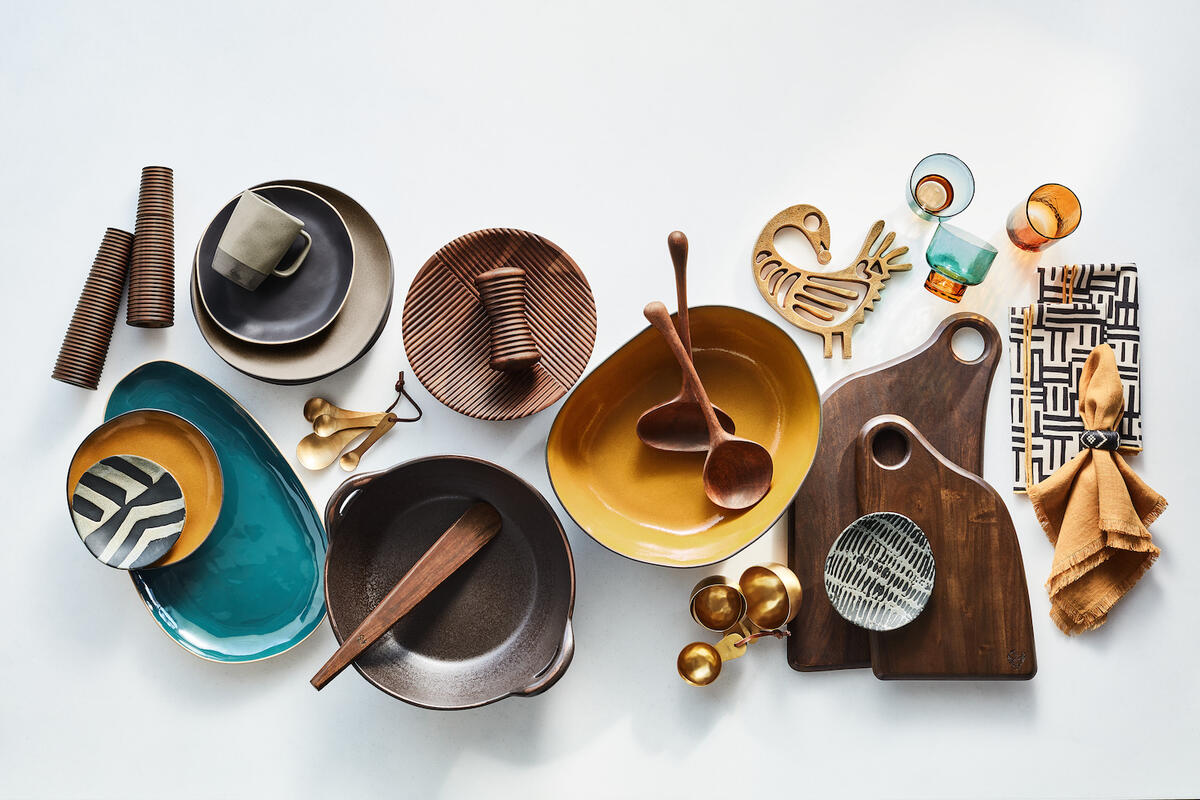 Selections from the Eric Adjepong for Crate & Barrel collection Selections from the Eric Adjepong for Crate & Barrel collection